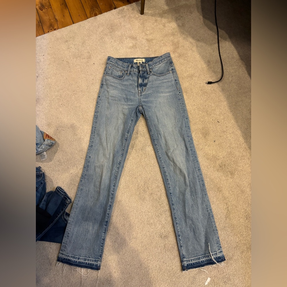 Madewell Light Blue Straight Leg Jeans